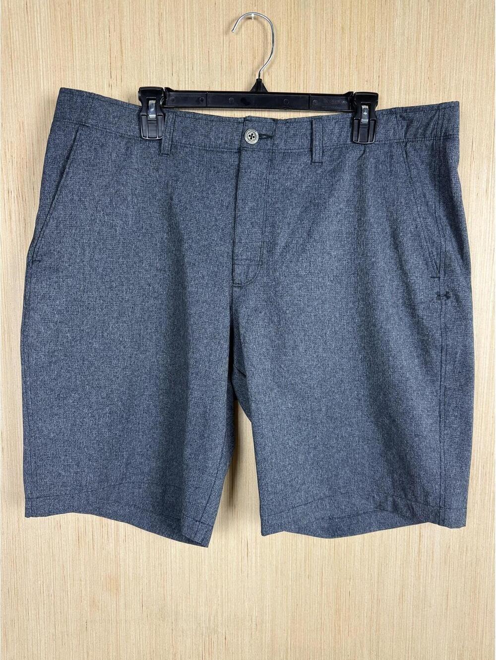Under Armour Shorts Mens 40 Gray Golf Chino Stretch Lightweight Performance